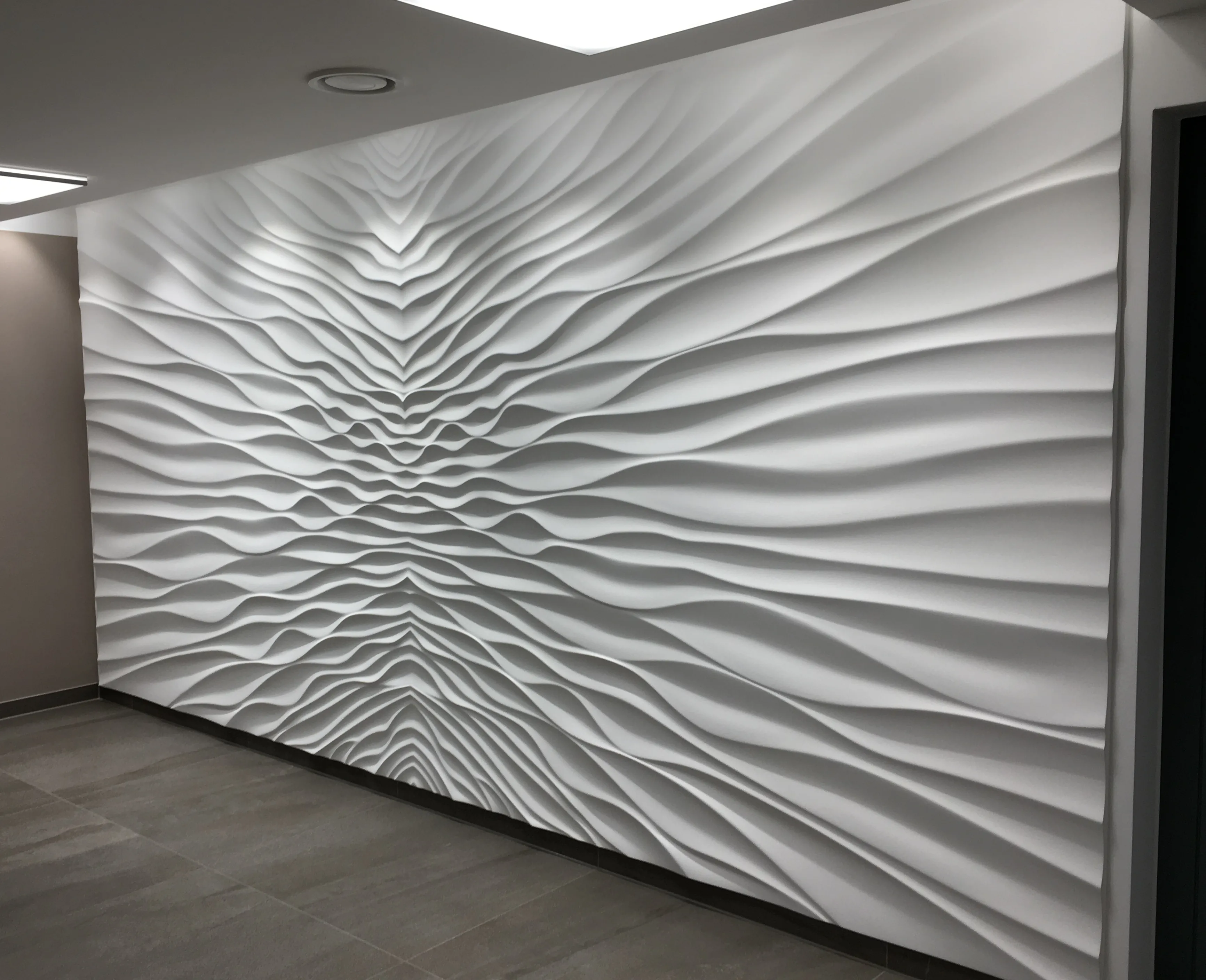 3D-Wandpaneel handgefertigt