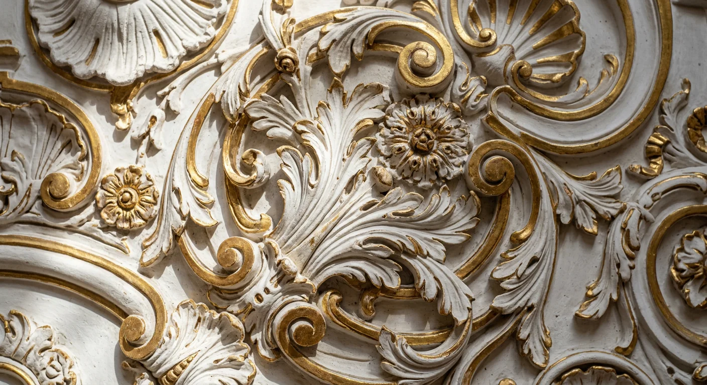 Barockstuck Close-Up — Ornamente und Vergoldung BARTEKS